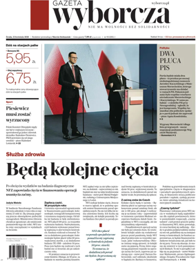 Cover of Gazeta Wyborcza Stoleczna
