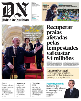 Cover of Diario de Noticias