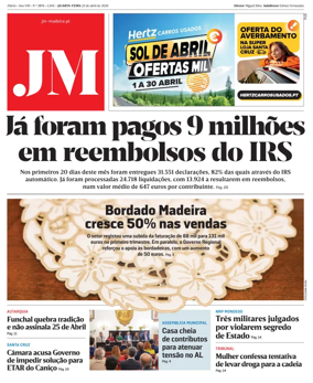 Cover of Jornal Madeira