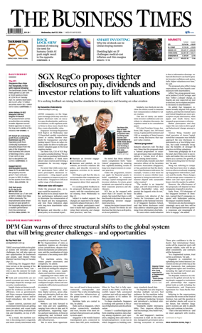 Cover of The Business Times