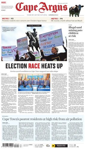 Cover of Cape Argus (PM Edition)