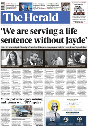 Cover of The Herald (South Africa)