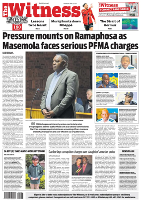 Cover of The Witness (South Africa)