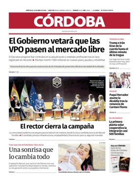Cover of Diario Cordoba