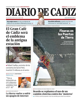 Cover of Diario de Cadiz