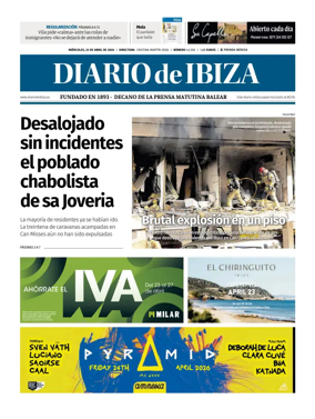 Cover of Diario de Ibiza