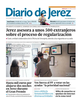 Cover of Diario de Jerez