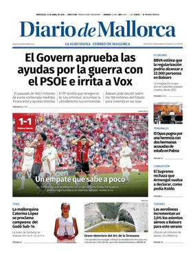 Cover of Diario de Mallorca