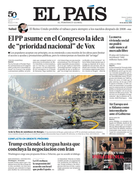 Cover of EL PAIS Catalunya