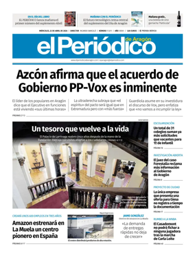 Cover of El Periodico Aragon