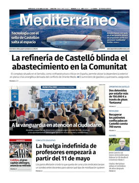 Cover of El Periodico Mediterraneo