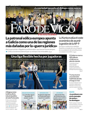 Cover of Faro de Vigo (Pontevedra)