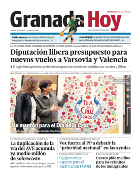 Cover of Granada Hoy