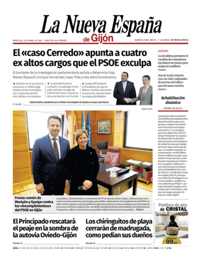 Cover of La Nueva Espana (Gijon)