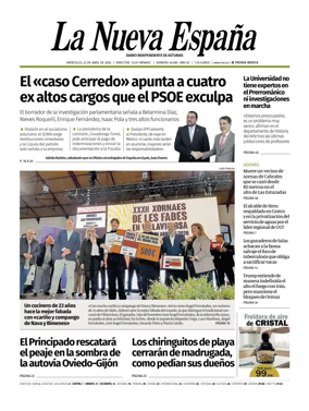Cover of La Nueva Espana (Occidente)