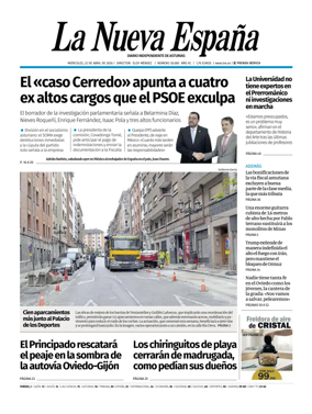 Cover of La Nueva Espana (Oviedo)