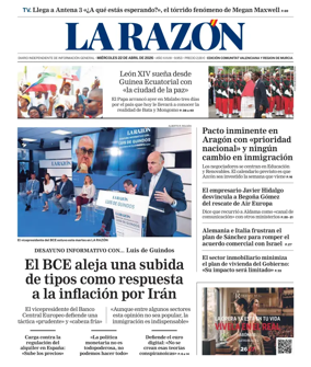 Cover of La Razon (Levante)