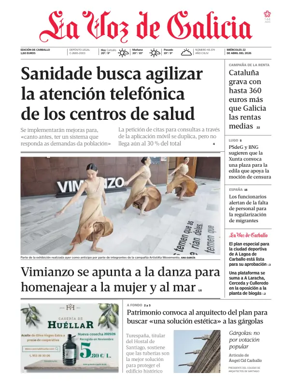 Cover of La Voz de Galicia (Carballo)