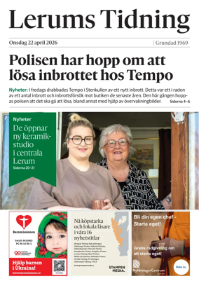 Cover of Lerums Tidning