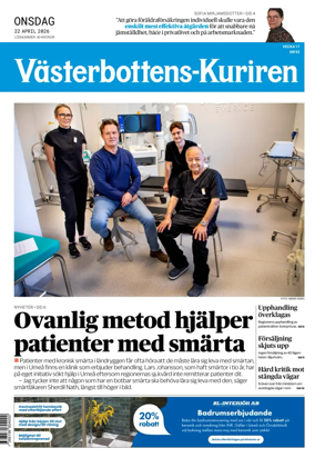 Cover of Vasterbottens-Kuriren