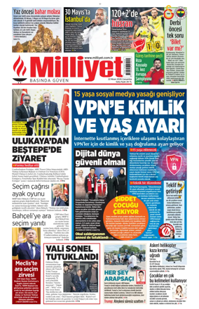 Cover of Milliyet