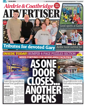 Cover of Airdrie & Coatbridge Advertiser