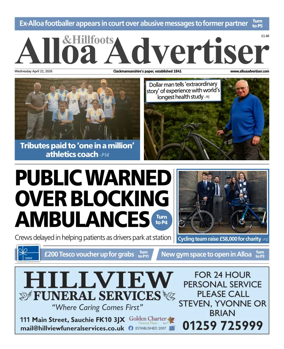 Cover of Alloa Advertiser