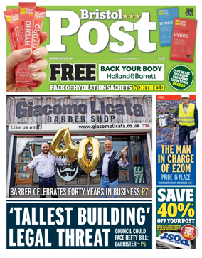 Cover of Bristol Post