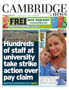 Cover of Cambridge News