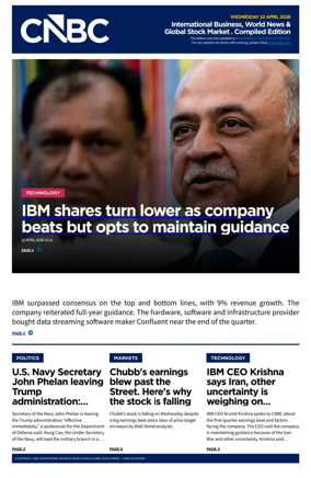 Cover of CNBC