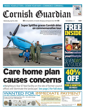 Cover of Cornish Guardian (Newquay & the North Coast)