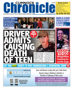 Cover of Cumnock Chronicle