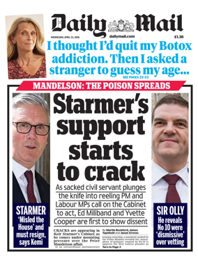 Cover of Daily Mail Print Optimized