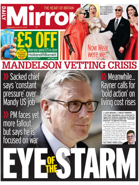 Cover of Daily Mirror