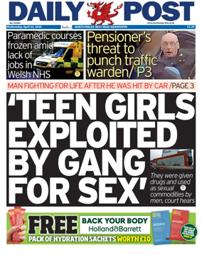 Cover of Daily Post (North Wales)