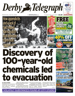 Cover of Derby Telegraph