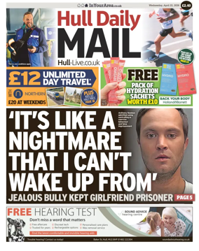 Cover of Hull Daily Mail