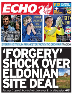 Cover of Liverpool Echo