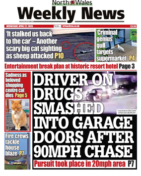Cover of North Wales Weekly News