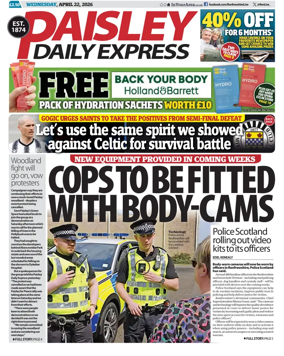 Cover of Paisley Daily Express