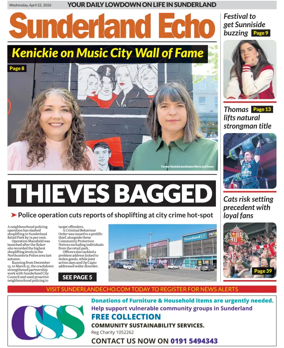 Cover of Sunderland Echo