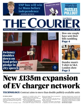 Cover of The Courier & Advertiser (Angus and Dundee)