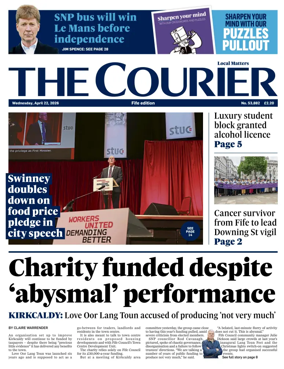 Cover of The Courier & Advertiser (Fife Edition)