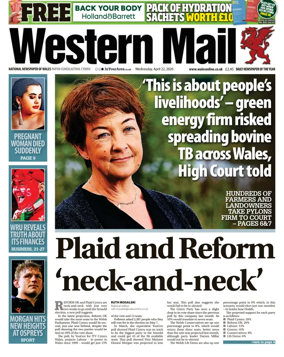 Cover of Western Mail