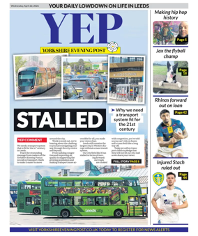 Cover of Yorkshire Evening Post