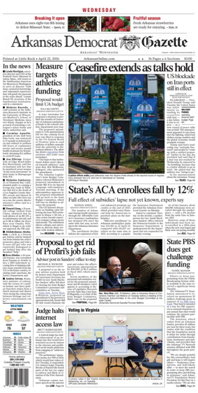 Cover of Arkansas Democrat-Gazette