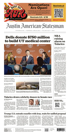 Cover of Austin American-Statesman