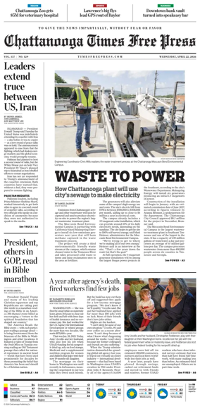 Cover of Chattanooga Times Free Press