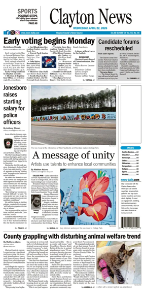 Cover of Clayton News