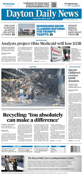 Cover of Dayton Daily News